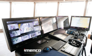 Imenco kamerasystem for brønnbåt bro - camera system for wellboat bridge